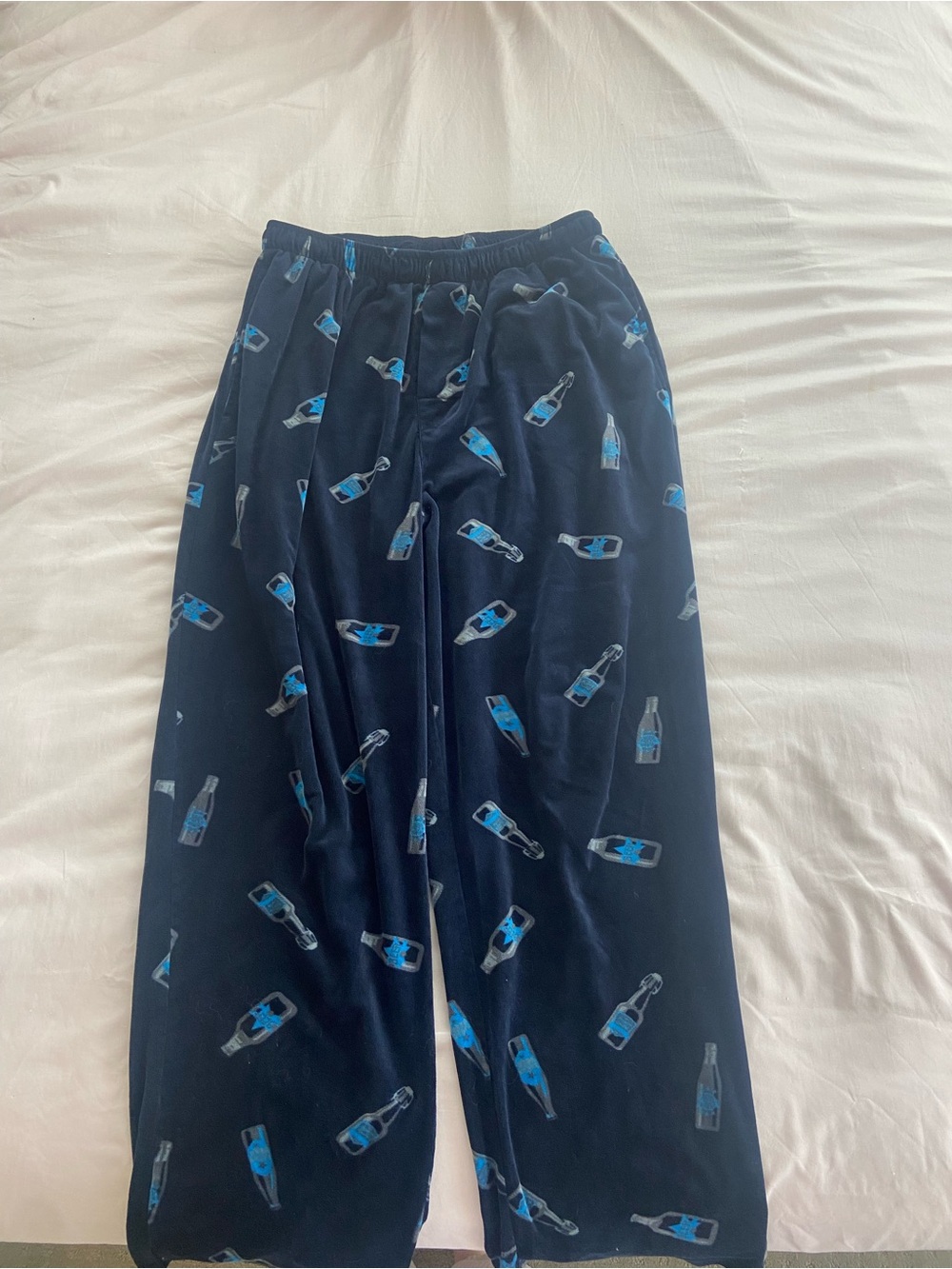 Perry Ellis Navy Blue Beer Bottle PJ Pants